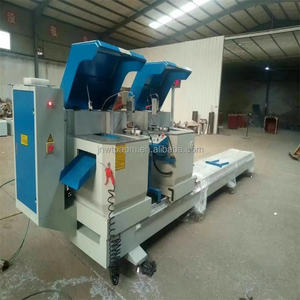 เครื่องเลื่อยตัดองศาสองหัว CNC สำหรับงานหนักเครื่องตัดขอบประตูหน้าต่างอะลูมิเนียมควบคุมการตัด45/90องศาสำหรับอลูมิเนียม upvc - Product Image 3