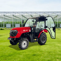 Tracteur agricole diesel 50 CV 80 CV 4x4, tracteur compact pour ferme, mini-tracteur avec chargeur frontal pour travaux agricoles de petite envergure