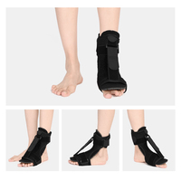 Attelle orthopédique médicale isolée pour l'hiver, stabilisateur de cheville plantaire réglable, support pour pied tombant