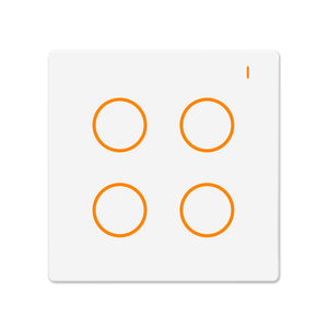Interrupteur mural intelligent Lanbon L10Q 4 voies, norme européenne, pour WiFi Zigbee, panneau <span class=keywords><strong>tactile</strong></span>, bouton physique 10A, compatible Alexa <span class=keywords><strong>Google</strong></span> <span class=keywords><strong>Home</strong></span> - Product Image 1