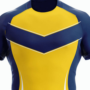 Camiseta de Rugby Personalizada de Alta Calidad con Manga Corta, Precio Económico, Ropa Deportiva Profesional, Camiseta de Rugby con Estampado por Sublimación - Product Image 2