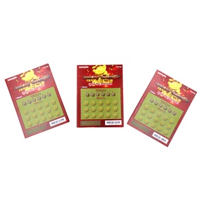 Eco-Friendly <b>Scratch</b> Card Strengths Suppliers Matte Lamination Custom Lottery Printing Double <b>Scratch</b> Off Lottery Tickets - Product Image 4