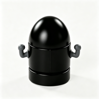 Boîte de rangement en fer blanc recyclable de qualité alimentaire en forme de robot de dessin animé, personnalisable avec logo, pour bonbons, cadeau pour enfants, décoration de fête, OEM ODM