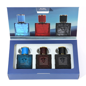 Set <span class=keywords><strong>de</strong></span> Regalo <span class=keywords><strong>de</strong></span> <span class=keywords><strong>Perfume</strong></span> <span class=keywords><strong>de</strong></span> Lujo <span class=keywords><strong>de</strong></span> 30 ml * 3, Colonia Fresca para Mujer, Eau <span class=keywords><strong>de</strong></span> Toilette Amaderada, Aroma Floral Duradero con Feromonas - Product Image 1