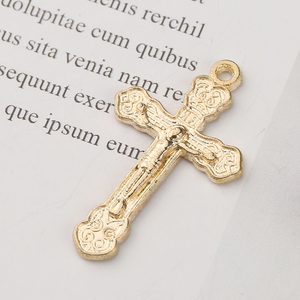 <span class=keywords><strong>la</strong></span> fábrica de personalización de moda religiosa <span class=keywords><strong>San</strong></span> <span class=keywords><strong>Benito</strong></span> Cruz católica Rosario accesorios Jesús crucifijo colgante - Product Image 4