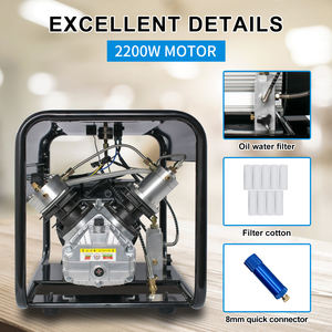 מפעל צלילה מחיר מפעל יד חשמלי להפסיק בלחץ גבוה 4500psi צלילה 2.2kw pcp פיינטבול ציד מדחס אוויר - Product Image 6