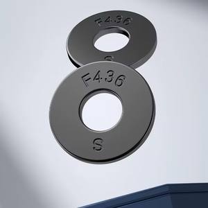 F436 M3 M4 M5 M10 غسالات بلاستيكية مطاطية مطاطية صلبة من النايلون متوافقة مع الكربون الصلب والزنك نمط إسفين مُصنّع - Product Image 4