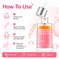 Sérum Visage Personnalisé PDRN TXA Niacinamide Rétinol 30ml Éclaircissant Éclat Peau Lisse Hydratation Profonde Logo Personnalisé OEM
