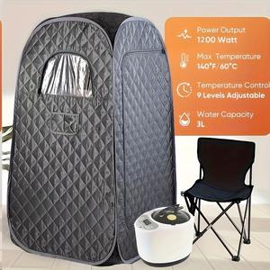 ห้องอบไอน้ำแบบเต็มตัวพับได้สำหรับห้องนั่งเล่นห้องดูแลสุขภาพในบ้านแบบทันสมัย - Product Image 2