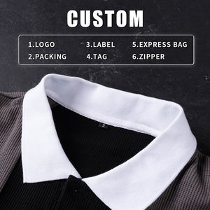 Custom 100% Cotton <strong>Men</strong> Drop Shoulder <strong>Waffle</strong> Streetwear T Shirt Heavy Weight Thermal <strong>Waffle</strong> T-shirt V-Neck Casual <strong>Jumper</strong> <strong>Men</strong> - Product Image 4