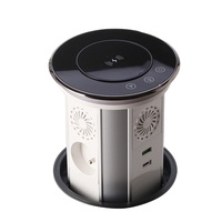 KLASSES Tisch-Pop-Up-Steckdose strommotorisierter Tisch-Steckdose-Auslass für Küche mit Usb-C-Ladegerät