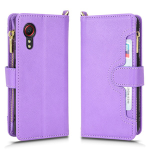 Étui en cuir PU avec fermeture éclair pour Samsung <span class=keywords><strong>Galaxy</strong></span> <span class=keywords><strong>Xcover</strong></span> <span class=keywords><strong>5</strong></span> - Product Image 5