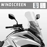 XXUN Pare-Brise Moto pour Honda NC750X NC 750X2021 2022 2023 2024 Déflecteur Pare-Brise Vent Protecteur Écran