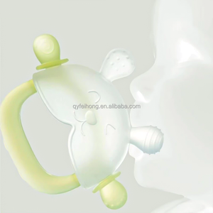 Mordedor de Conejito Rosa para Bebé, Silicona Suave de Grado Alimenticio con Caja de Venta al por Menor, Se Acepta Logotipo Personalizado, MOQ Bajo, Libre de BPA, Ecológico - Product Image 3