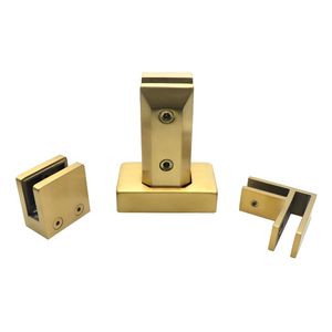 Prix d'usine – Supports d'étagère en <span class=keywords><strong>verre</strong></span> de 12 mm en acier inoxydable moulé, design moderne, connecteur d'angle DIY pour pièces de garde-corps en <span class=keywords><strong>verre</strong></span> de villa - Product Image 3
