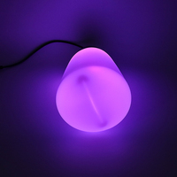 Lumière LED décorative de Noël 3D à pixels programmables intelligents multicolores 360 degrés DC24V 18pcs SMD5050 RGB UCS2903 SPI