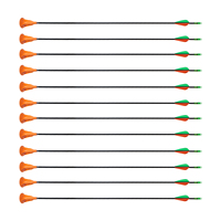 Piaoyu Nouvel arc classique en fibre de verre 6MM pour enfants avec flèches à ventouse Accessoires d'arc et de flèche sûrs de haute qualité