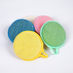 Éponge à récurer en <span class=keywords><strong>laine</strong></span> d'acier inoxydable pour la vaisselle et le nettoyage de cuisine - Product Image 3