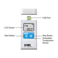 Registrador de Datos USB Integrado para Congelador Médico de Ultra Baja Temperatura Sigmawit, Monitoreo Preciso de Almacenamiento en Frío a Largo Plazo