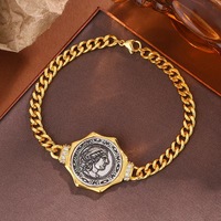 Bracelet en acier inoxydable, accessoires en acier inoxydable, bracelet pour femme en acier inoxydable