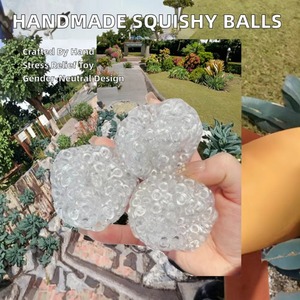 Handmade Crystal <b>Squeeze</b> <b>Ball</b> Kids' Noise <b>Ball</b> Toys Fidget Squishy Relieving Noisy <b>Ball</b> for Age 5-7 Years Gift Idea - Product Image 3