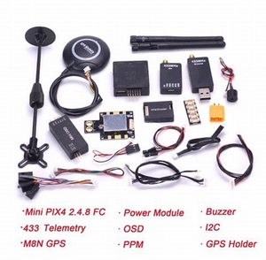 Pixhawk PX4 PIX 2.4.8 32 บิต ตัวควบคุมการบินพร้อมสวิตช์นิรภัย 4G บัซเซอร์ PPM I2C สำหรับโดรน RC - Product Image 3