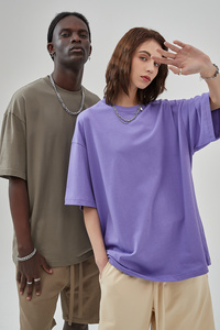 T-shirt da uomo oversize in cotone 230GSM, taglie forti 3XL-5XL, effetto lavato, per palestra, personalizzabile con etichetta interna, senza stampa - Product Image 5
