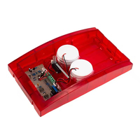 Alarme sonore et lumineuse antivol certifiée CE SUPER SIREN SS-109, haut-parleur d'appel d'urgence piézo 110 dB 100 Hz avec stroboscope blindé, vente en gros
