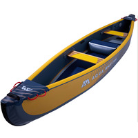 Bote Kayak Inflable TOMAHAWK AIR C para 3 Personas con Construcción Drop Stitch de 7 cm, 3 Cámaras de Aire, Casco de PVC, Balsa para Rafting, Carga de 260 kg