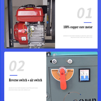 Machine à décortiquer et à pulvériser le riz électrique automatique à haute efficacité avec une capacité de 150 à 300 kg/h pour un usage domestique et agricole