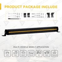 Barra de Luces LED Estroboscópica de Doble Fila de 52 Pulgadas y 300W para Techo de Vehículo, DRL para Jeep Wrangler, Ford Raptor, Toyota Hilux, RAM 1500, LC300, 4x4, SUV