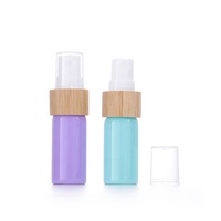 Botol Semprot Kaca Pink Hemat Biaya 10ml Botol Kaca Kosong Warna-warni dengan Semprotan Bambu