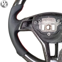 Volant en fibre de carbone véritable pour Mercedes-Benz W204 Accessoire de voiture haut de gamme