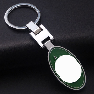 LLavero de Metal con forma de H para coche, llavero con logotipo personalizado - Product Image 4