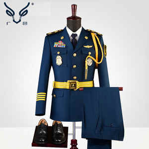 Conjunto de abrigo de uniforme de seguridad de etiqueta de propiedad de primavera para hombre - Product Image 5