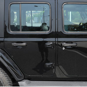 HH 2022 <span class=keywords><strong>Wrangler</strong></span> JK JL <span class=keywords><strong>YJ</strong></span> Modèle 4x4 Accessoires Décoratifs Tout-Terrain Couvre-Poignées de Porte de Luxe en Fibre de Carbone Toray 3k Facile à Installer - Product Image 4