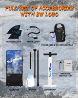 Planche de Stand Up Paddle Gonflable Premium Unisexe pour le Surf, Haute Qualité, 11 pieds, Expédition Directe Europe 2026