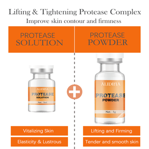 Enzima Lifting péptido máscara hexapéptido polvo liofilizado enzima Natural <span class=keywords><strong>Marsk</strong></span> Set proteasa papaína enzima para estiramiento Facial B - Product Image 4