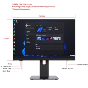 Computadora de escritorio nueva con AMD 7/Intel Core I7, Windows 11, RTX 2060, panel IPS/VA, 8/16/32GB DDR, SSD+HDD, enchufe EU/UK, PC todo en uno. - Product Image 5