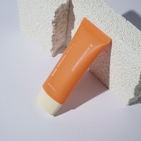 Tube en plastique ovale classique avec bouchon à vis, logo personnalisable, revêtement par peinture, pour crèmes BB/CC, avec bec verseur et bouchon intérieur