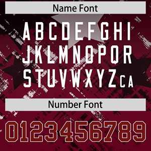 Maillot de football américain personnalisé noir Cardinal avec dégradé d'étoiles - Product Image 4