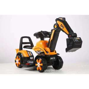 LHAB Children's Electric Excavator Ride On Toy 4 Wheel Battery Powered Construction Vehicle For Boys And Girls - Product Image 3