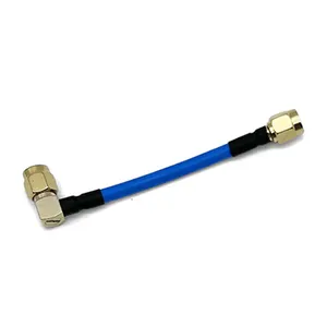 Custom SMA Male Connecter RG402 SMA Male To SMA Male RG402 Semi Rigid Coaxial Cable