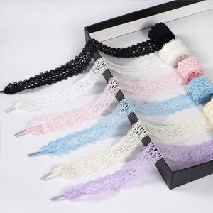 Custom Flat <b>Lace</b> Fancy Shoelaces 3 CM Wide High Quality Ballet Style White Black Shoe <b>Laces</b> for Women Sneakers - Product Image 1