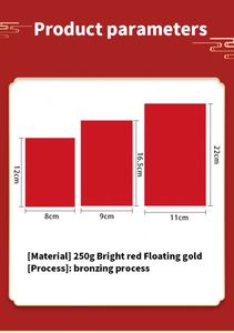 Manufacturer Custom <b>Money</b> <b>Envelope</b> Red <b>Envelope</b> Print Logo Paper Wedding Cash <b>Envelope</b> Wallet Chinese Shipping Making - Product Image 3