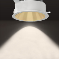 Sistem Lampu Sorot LED 8W yang Dapat Disesuaikan Tahun 2026, Modern Anti Silau untuk Showroom, Mal, Studio, Pabrik, Bahan Aluminium, Dapat Diputar