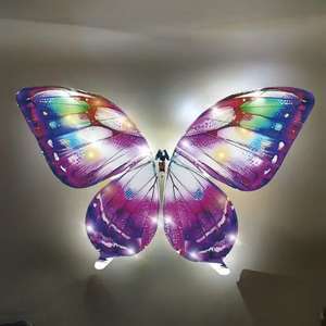 Drone LED Elegante e Lussuoso a Forma di Farfalla, Giocattolo Volante Ricaricabile, per Matrimoni, Spettacoli, Concerti, Effetti Scenici, Porta Anelli - Product Image 2