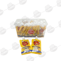 En gros, Pochette à bec verseur Halal de bonbons gélifiés sucrés, boisson gélifiée à sucer portable, pouding gélifié aux saveurs de fruits pour enfants