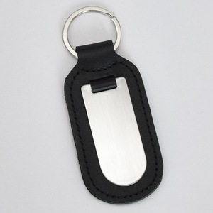 Tùy chỉnh PU da kim loại Keyring mô hình hiện tại in Laser Cá Nhân Logo Keychain xe Keychain cho món quà - Product Image 4