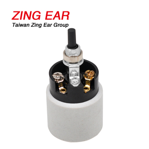 Zingear các nhà sản xuất cho Ze-307p giữ đèn chuyển đổi ánh sáng đèn xoay 2 nửa Sứ Giữ đèn chuyển đổi - Product Image 2